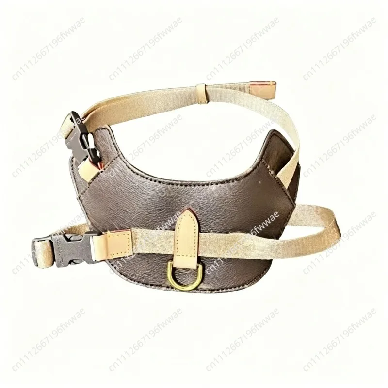 For European and American cats and dogs, vest-type leashes, medium and small dogs, fashionable wear, walking dog breasts