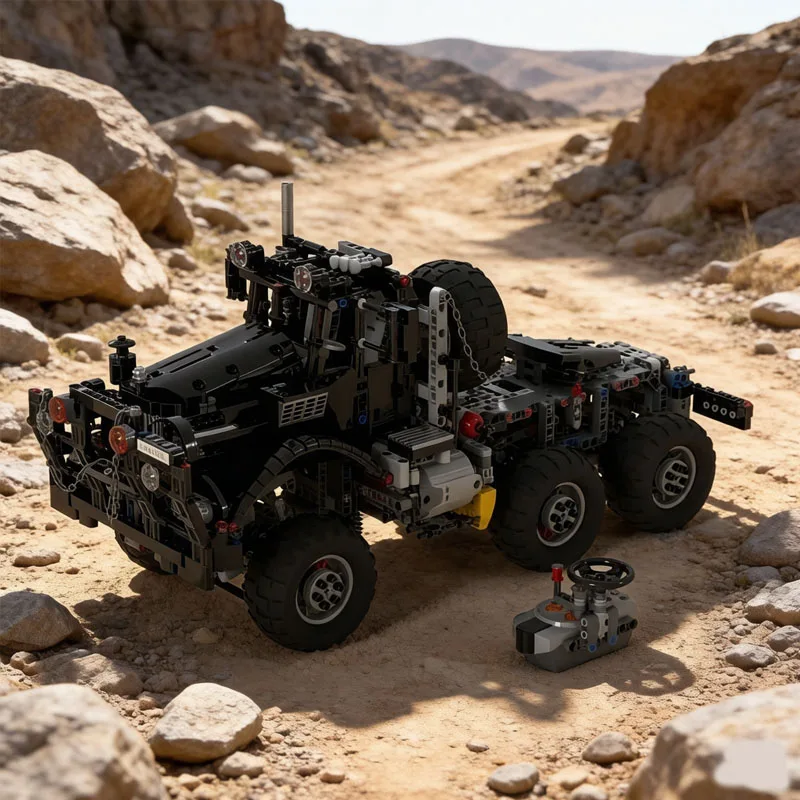 Конструктор MOC-28344 Классический Вездеход 6x6, 1993 детали, модель для взрослых, подарок на День рождения/Рождество