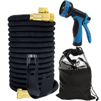 Telescopic Water Pipe Set, 10 Function High-Pressure Water Gun, Equipped With Hooks And Bags For Easy Storage, Gardening Tools