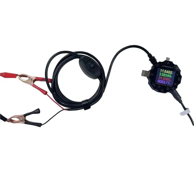 [B24B!】 Alligator Clip To DC Power Cable(12-48V) 5 Meter Length 12-48V DC Power Cable 16AWG Wire For Starlink Mini With Built-In