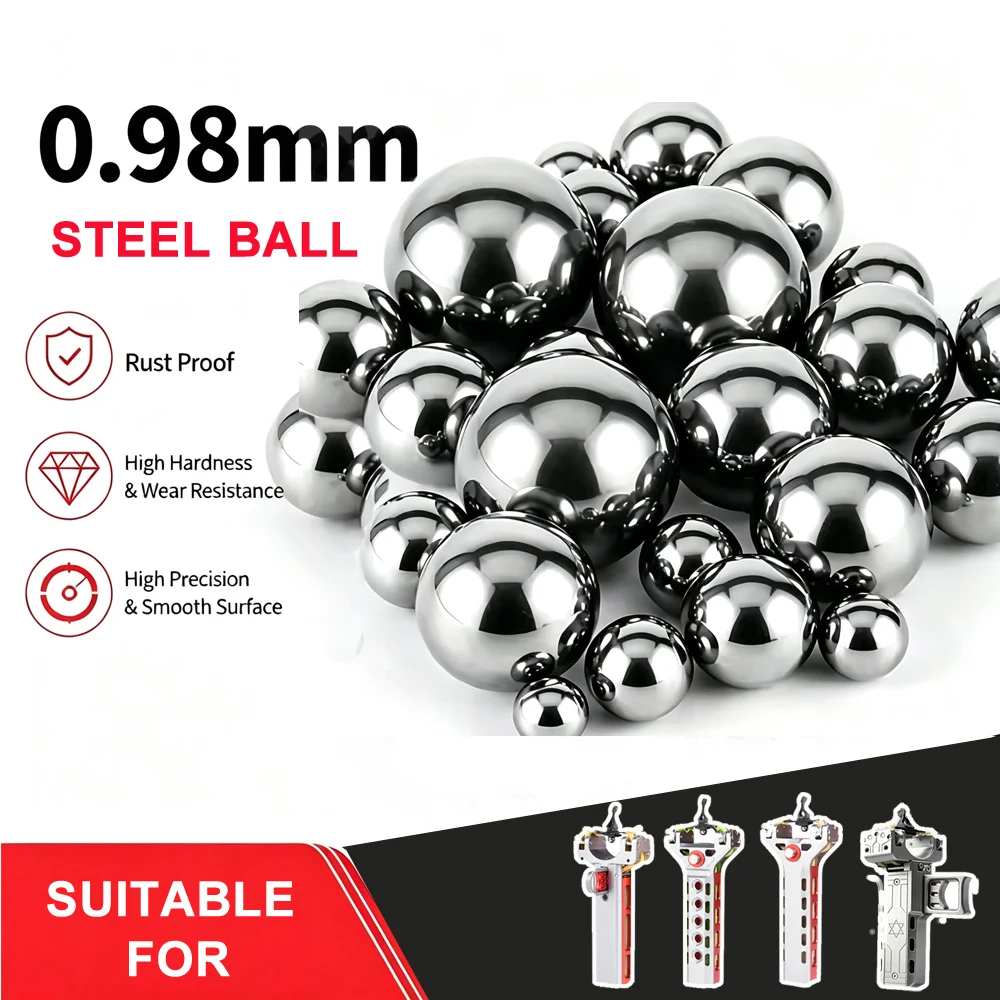 7.98MM High Precision Rust Proof Solid Ball Steel Bearing Ball And Magnetic Leather Pouch with Highly Elastic Rubber Band