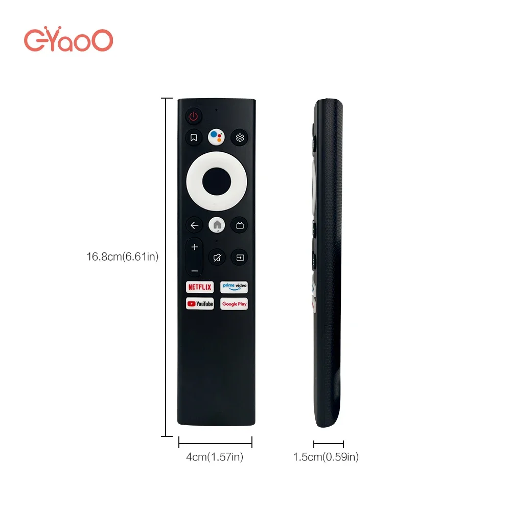 Voice Replacement Remote Control for SKYWORTH Samrt TV 55Q20 with Apps Netflix Prime-Video YouTube Google Play