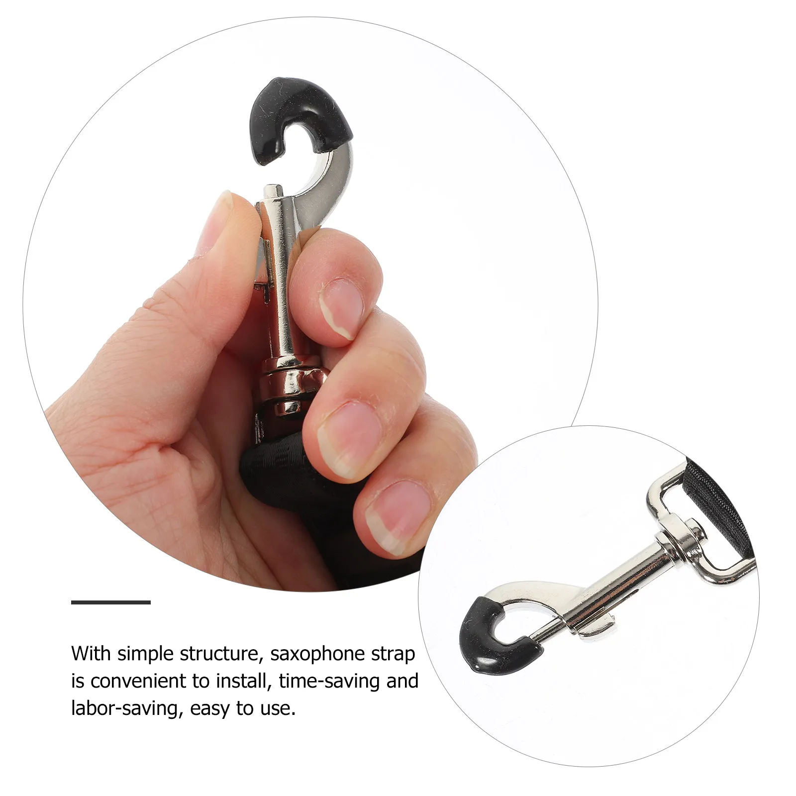 

Универсальный регулируемый ремень для саксофона (альт/тенор): прочный, легкий, эргономичный, комфортный