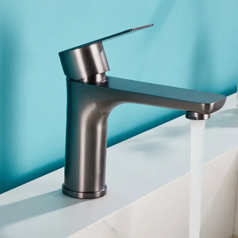 

Toilet Countertop Washbasin Faucet Deck Mounted Stainless Steel Bathroom Faucets Cold and Hot Mixer Tap Bathroom Accessories