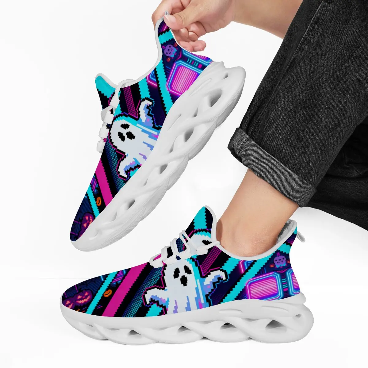 

Рождественская обувь для мужчин, легкая удобная прогулочная обувь без шнуровки, противоскользящая повседневная уличная обувь, обувь для тренировок в тренажерном зале