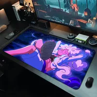 1PC L-Luffy Anime 90x40cm Big Thickened Mouse Pad Oversized Gaming Keyboard Notebook Table Mat For Teen Girls Bedroom