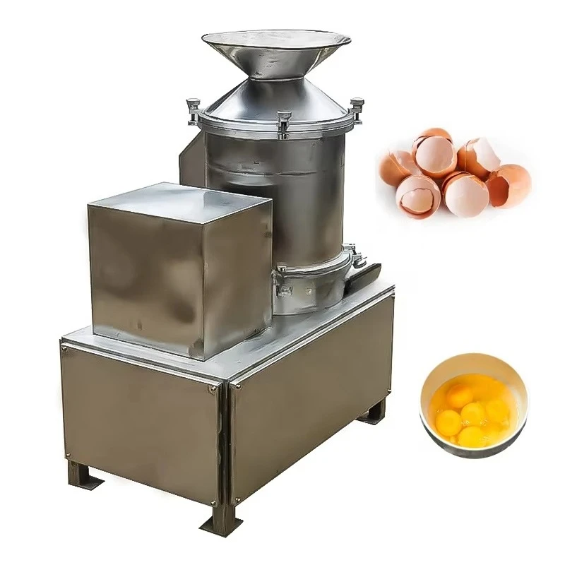 Customized High Performance Egg Shell Removal Machine / Eggshell and Egg Liquid Separating Machine / Egg Breaker