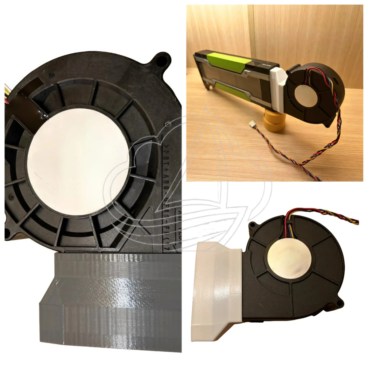 Graphics card cooling turbo fan modification 9CM fan set