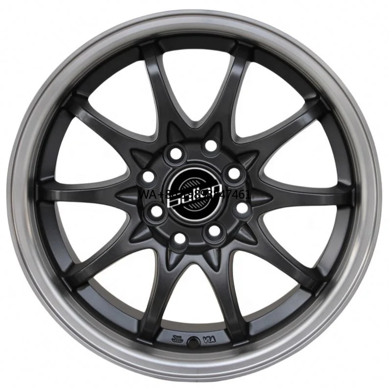 

Gallop 14~18 Inch ET 10~35 New Aftermarket Passenger Car Wheels Flow Forming Alloy 100/114.3mm CB67.1~73.1mm Black Finish Multi