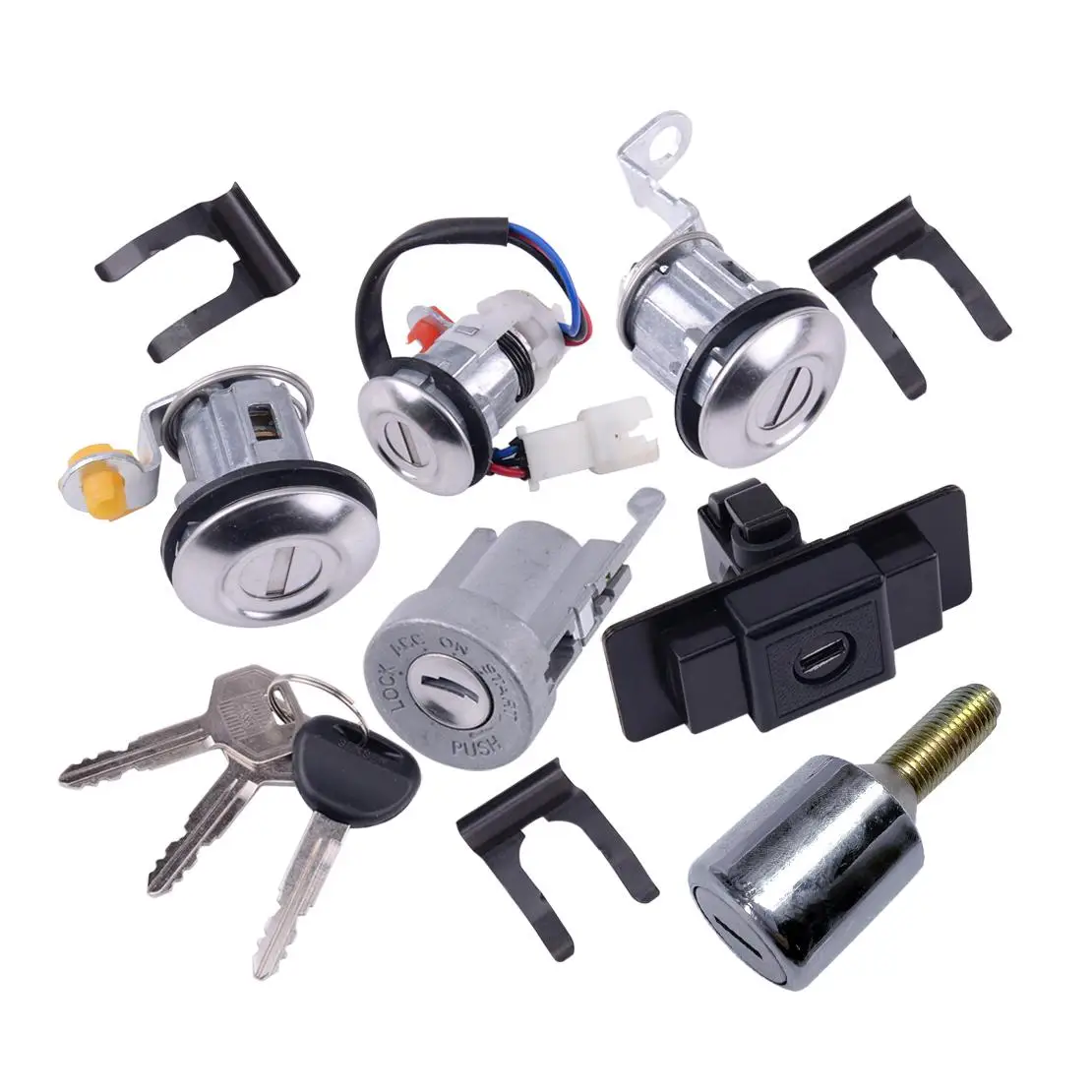 

MR259111 Бардачок зажигания, набор ключей для замка запасного колеса, подходит для Mitsubishi Pajero Montero MK2 V32 4G54 1990-2004 гг.