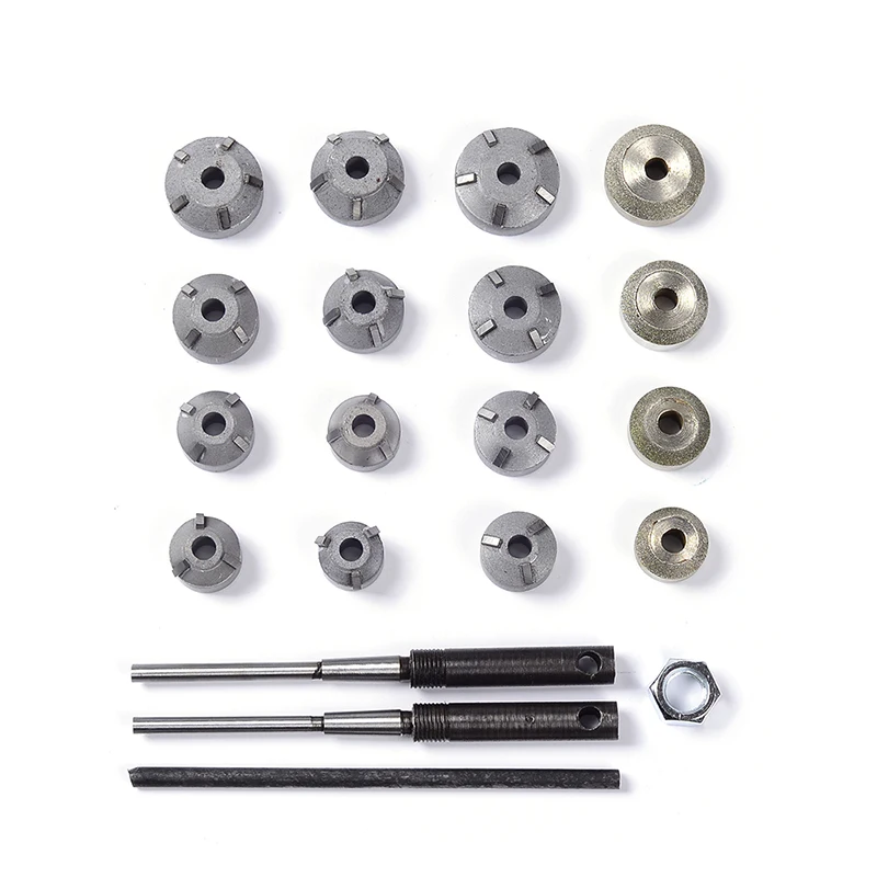 Spewprp Motorfiets Valve Tool Klepzitting Ruimer Motorfiets Reparatie Cutter Klep Gereedschap Set Fit Voor Honda Suzuki