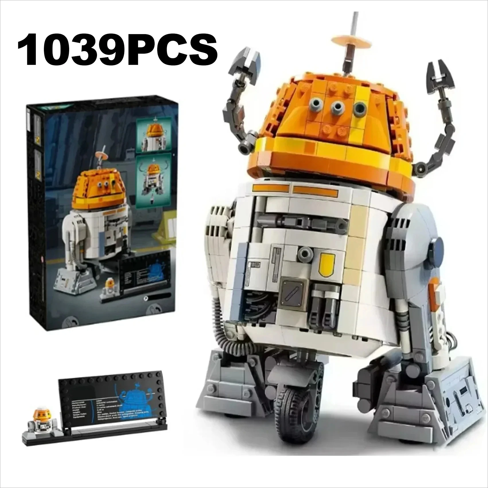 

Конструктор «Космическая битва: Астромех-дроид Чоппер C1-10P», 1039 деталей, для детей и взрослых, подарок