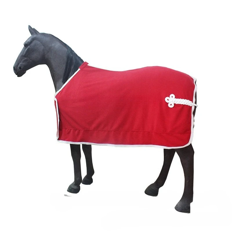 

Polar Fleece Horse Rugs Breathable Sweat-absorbent, Cold and Warm Horse Carpet Spring Autumn