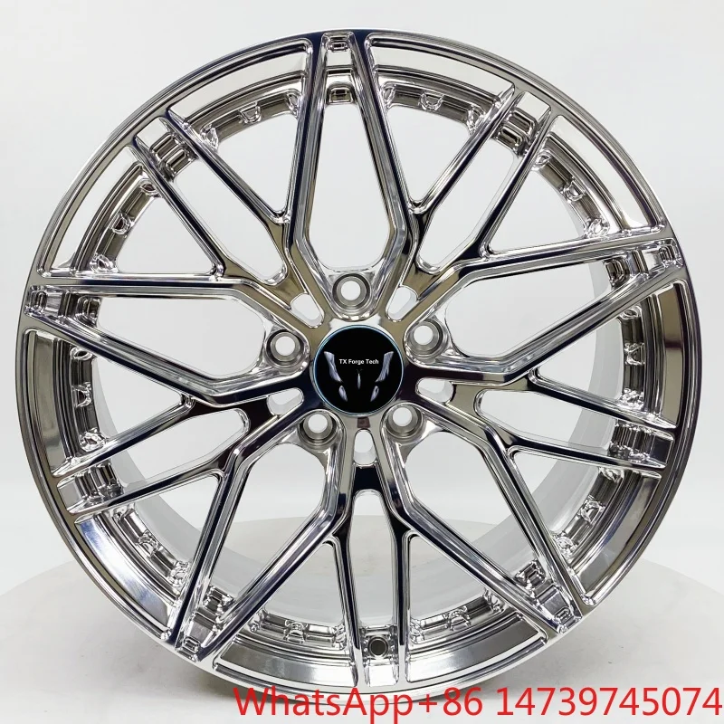 TyreNew Factory Direct Sales Customizable Forged Aluminium Alloy Passenger Wheel Hubs 35mm/40mm ET Polished Finish High Quality