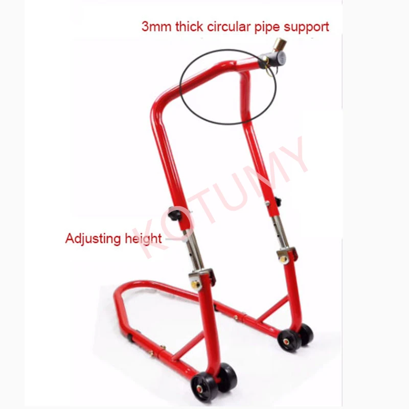 Imagem -04 - Portátil Motocicleta Frente e Traseira Roda Suporte Stand Wheel Stand Auto Aheel Suporte Quadro Pneu Reparação Ferramenta