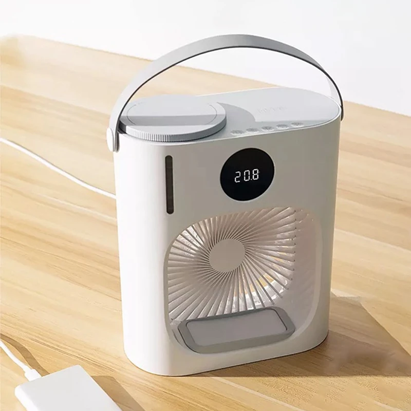 Rechargeable Portable Silent Spray Desktop Household Small Air Cooler For Office Bedroom