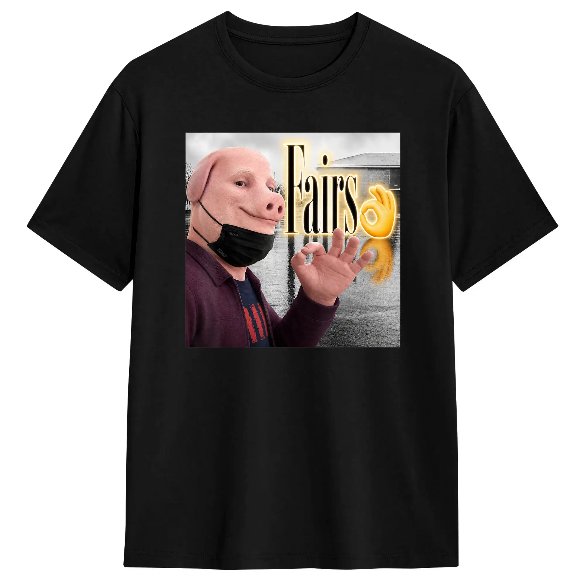Funny Funny John Pork Fairs Parody YBG Meme T-Shirts for Men Crew Neck Cotton T Shirt  Short Sleeve Tee Shirt Classic Tops