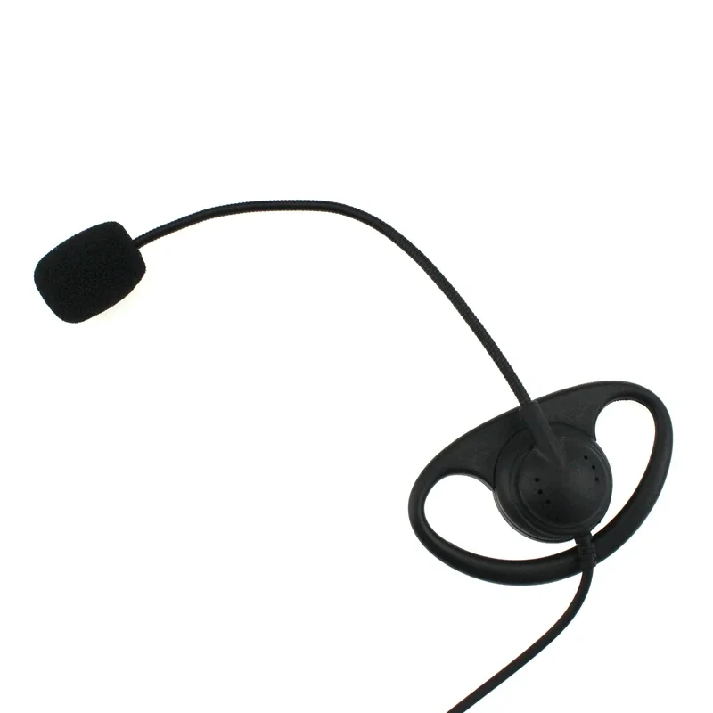 Walkie Talkie Headset Iron Clip D Type Mic Stick Tactical Headphone For Motorola XIRP8260/P8268/P8200/XPR6550 Two Way Radio