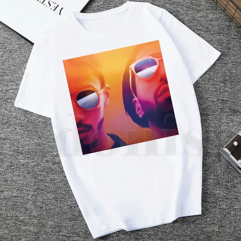 

PNL Print Hip Hop Boys Girls Rap Le Monde Chico Short Sleeve Female Tops Tees Harajuku VintageT Shirts Women's T-shirt