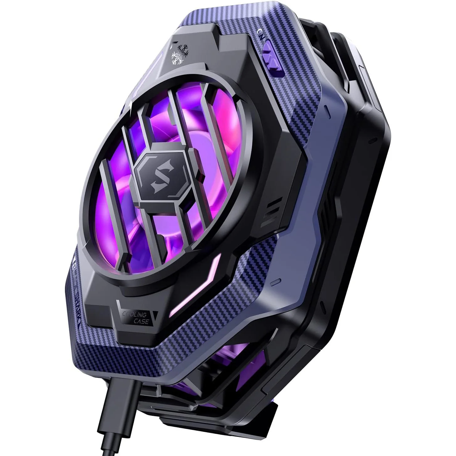 

Cell Phone Cooler Fun Cooler Semiconductor Heatsink Cooling with Sleep Timer/Fan Speed Settings