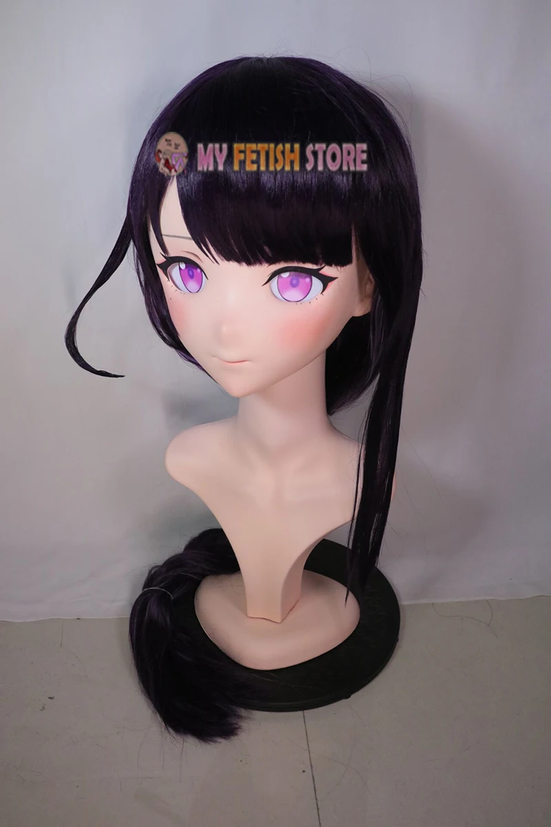 (NFD027) Personalizza Testa Completa Con Serratura Femmina/Ragazza Anime Giapponese Personaggio Dei Cartoni Animati Kig Cosplay Kigurumi Maschera Crossdress bambola