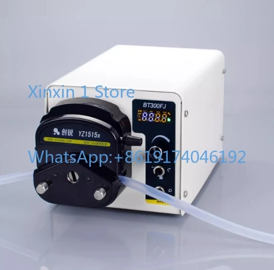 BT300M Knob Digital Display Peristaltic Pump Hose Constant Current Pump YZ1515x/YZ2515x Pump Head Silicone Tube