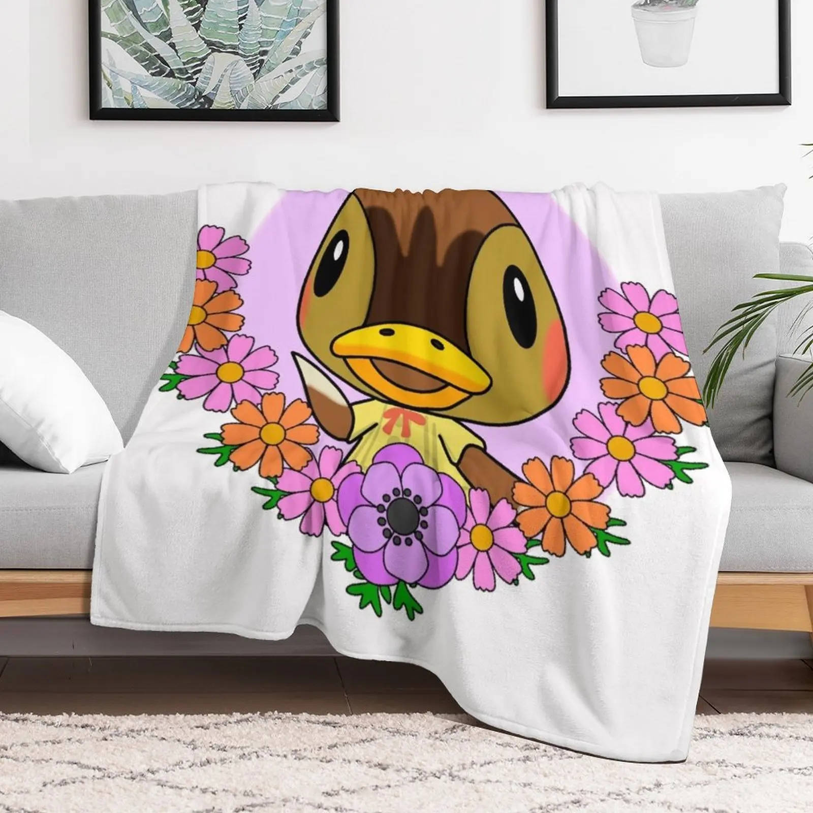 Little duck molly Throw Blanket Summer Cool Breathable Blanket for Sleeping