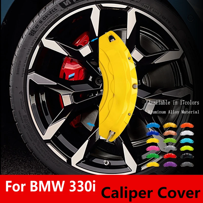 For BMW 3 Series 330i Car Brake Caliper Cover Fit Base Luxury Line M Sport Plus Shadow Edition Sedan 4-Door