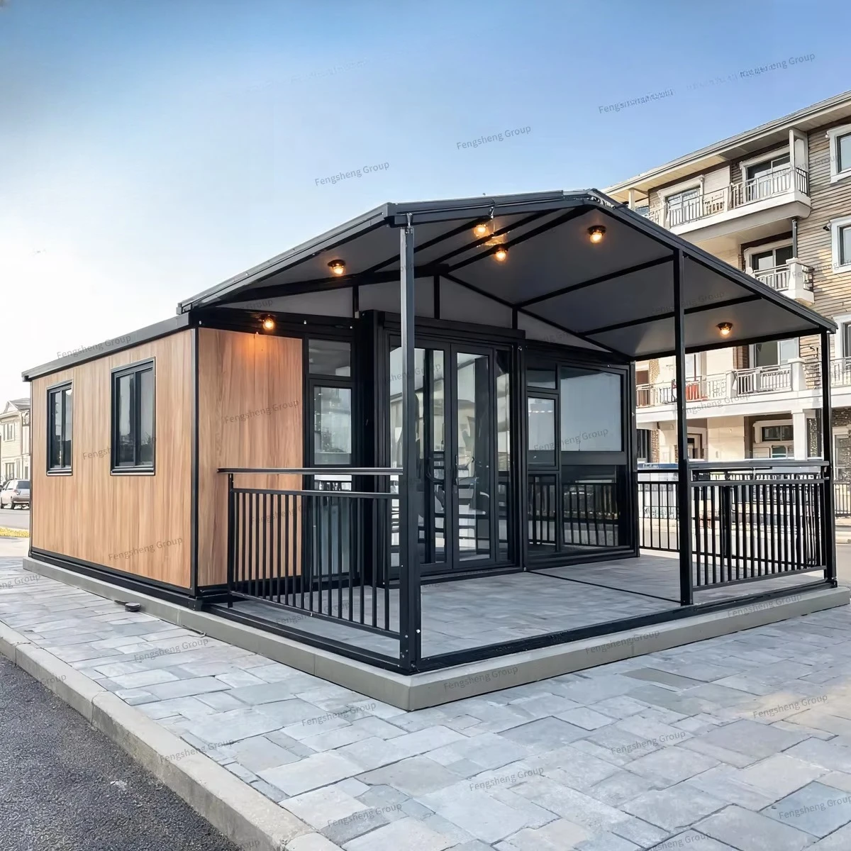 Expandable Foldable Modular Container House 40 Foot Durable Mobile Prefab Home With Three Bedrooms