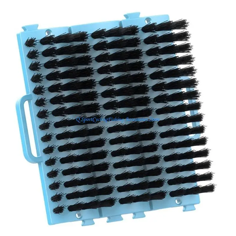 

Скруббер для ухода за лошадьми, инструмент для мытья, мягкая массажная щетка для домашнего скота для эффективного облегчения и