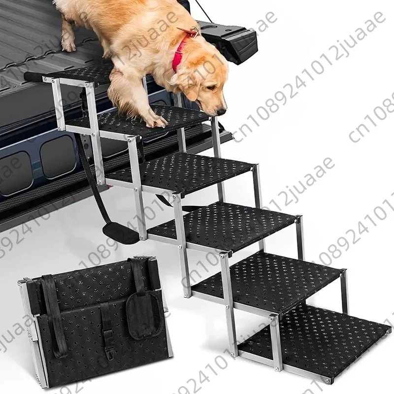 Outdoor Folding Aluminum Alloy Dog Step Stairs Car Pet Climbing Ladder