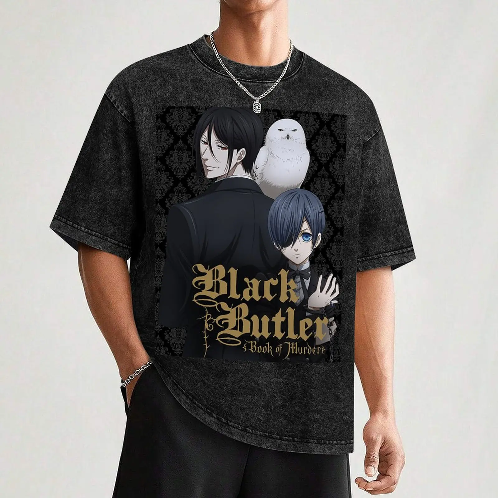 black butler black T-Shirt Work Utility Casual Tee Shirt - view 3