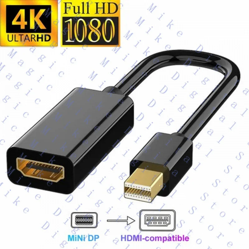 H  Displayport To HDMI Cable 4K Mini DP to HDMI Adapter For Apple MacBook Air Pro