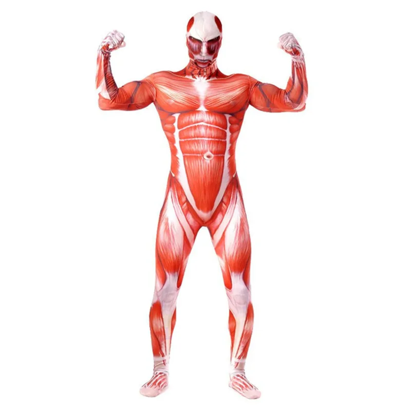 Attack on Titan Muscle Jumpsuit Muscle Shapesuit Halloween anime peripheral cosplay costume