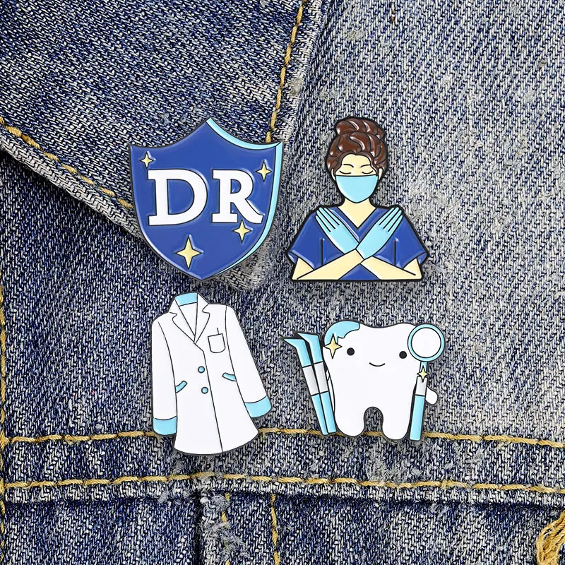 Medizinische Emaille-Anstecker für Gesundheitspersonal, lustige Krankenhaus-Motiv-Anstecknadeln, dekorative Broschen, Schmuck als Geschenk für Ärzte – Detail 2