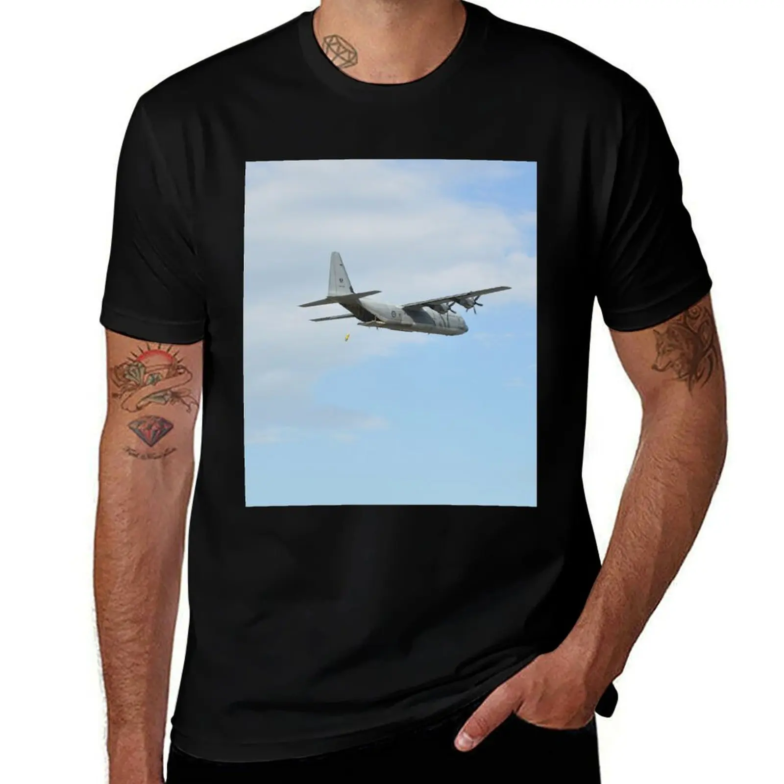 Townsville Air Show,Australia 2016- Hercules A97-449 T-Shirt Casual Basic Short Sleeve T-Shirt