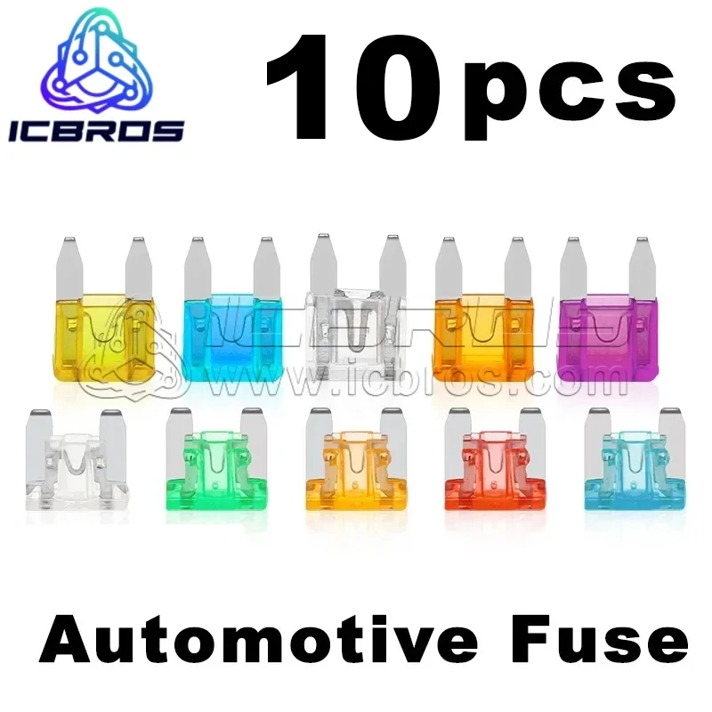 10pcs/lot Automotive Fuse Insert For Small, MediuM, And Large Size Mini 5A7.5A 10A 15A 20A 30A 35A 40A