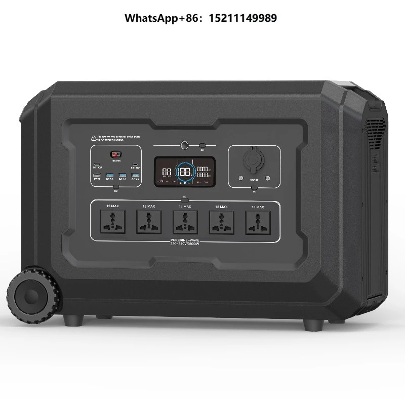 Excellent Quality 3600W 3072Wh Mobile Portable Station Expandable Pure Sine Wave Solar