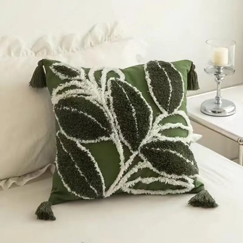 2 Stück Bohemian-Stil Ethno-Jacquard Kissenbezüge 45x45cm Sie können 2 Kissenbezüge auswählen oder sie zufällig erhalten. – Detail 18