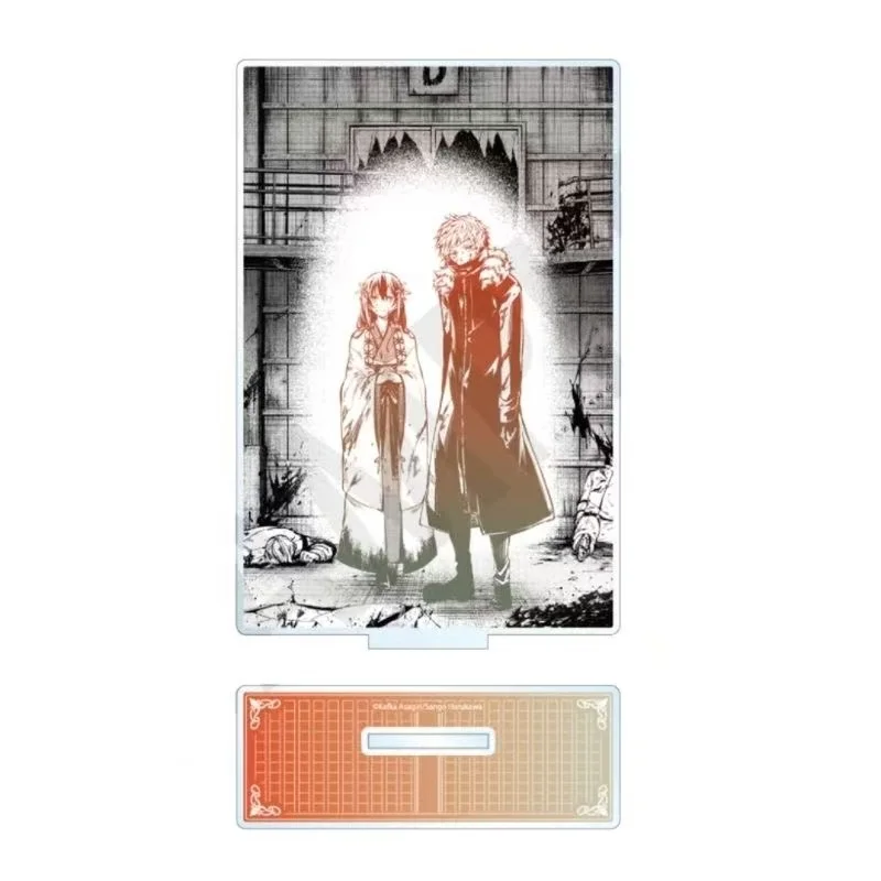 애니메이션 뱅고 도시츠 주변 상품 라인 드래프트 드로잉 다자이 오사무 피규어 아크릴 스탠드 나카지마 아츠시 센스 스탠딩 플레이트 장난감 소년용