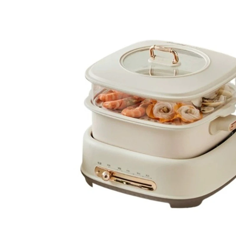Multifunctional Cooking Pot, Household Electric Hot Pot Cooking, Frying, Roasting, Electric Wok Split Type