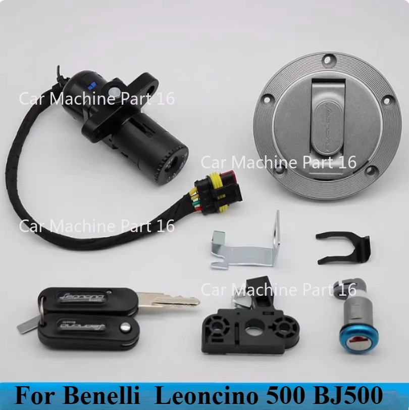 

Motorcycle Ignition Switch Lock Fuel Gas Cap Tank Cover Seat Lock Key Set For Benelli Leoncino 500 BJ500