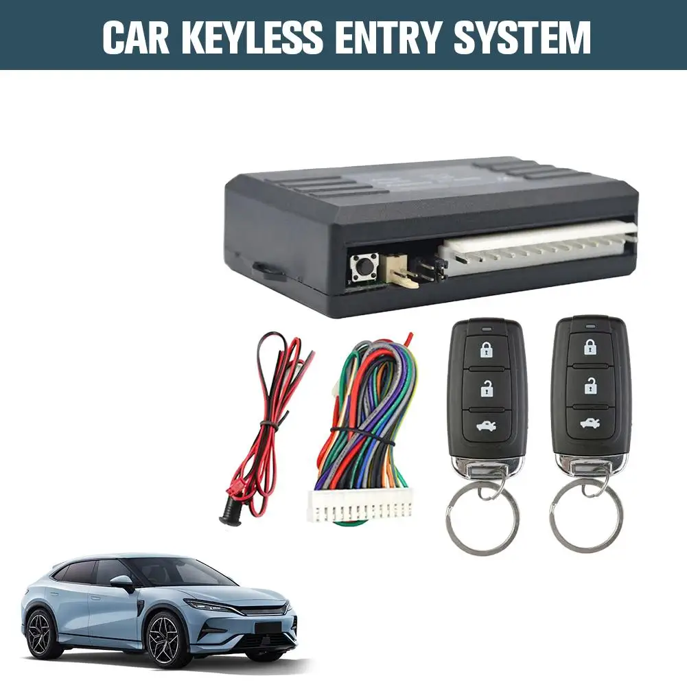 NEW Universal Car Door Lock Trunk Release Keyless Entry Kit Control Locking Bluetooth Car Accessories With Remote Central S B7P1