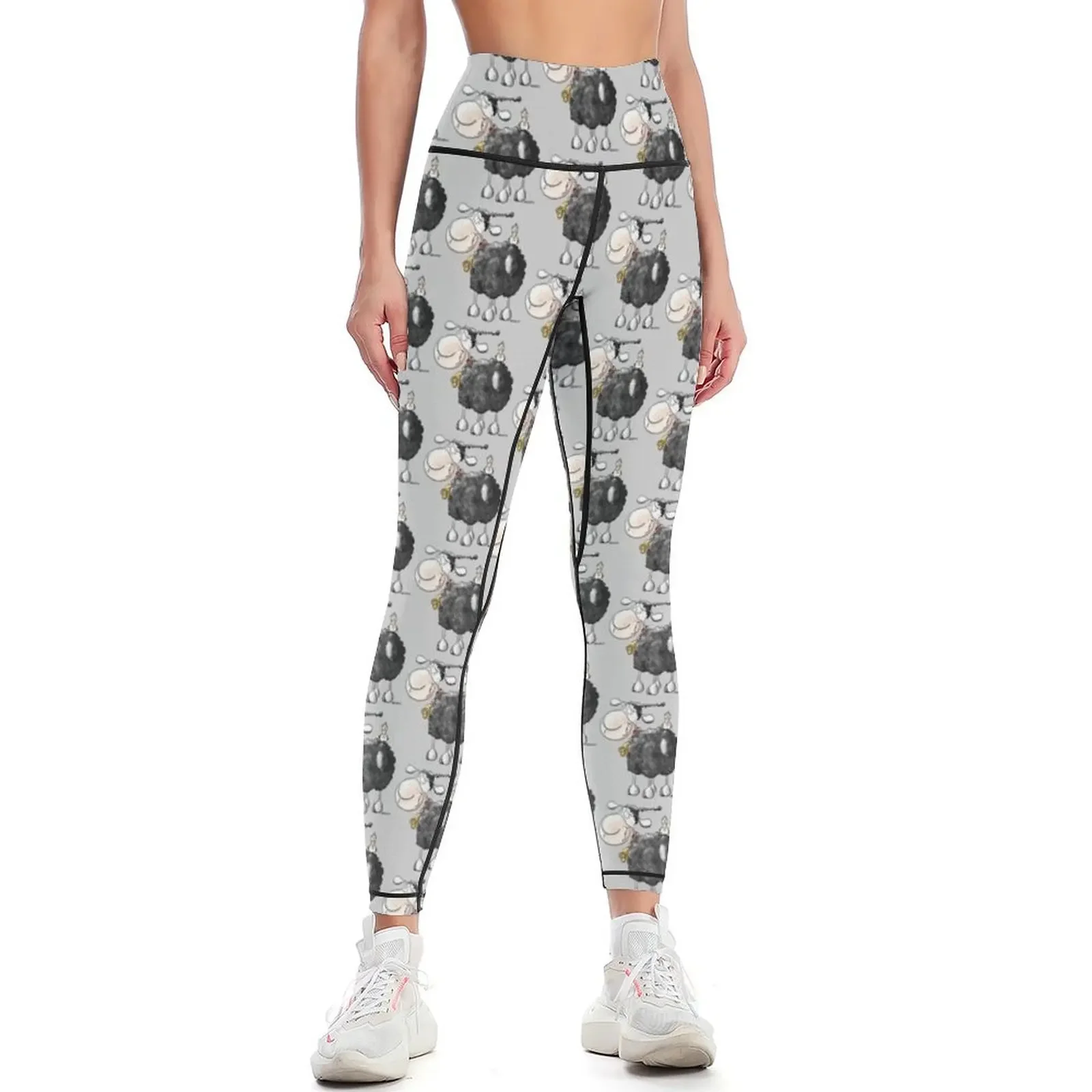 

Smiling Black Sheep Leggings for fitness legging gym Womens Leggings