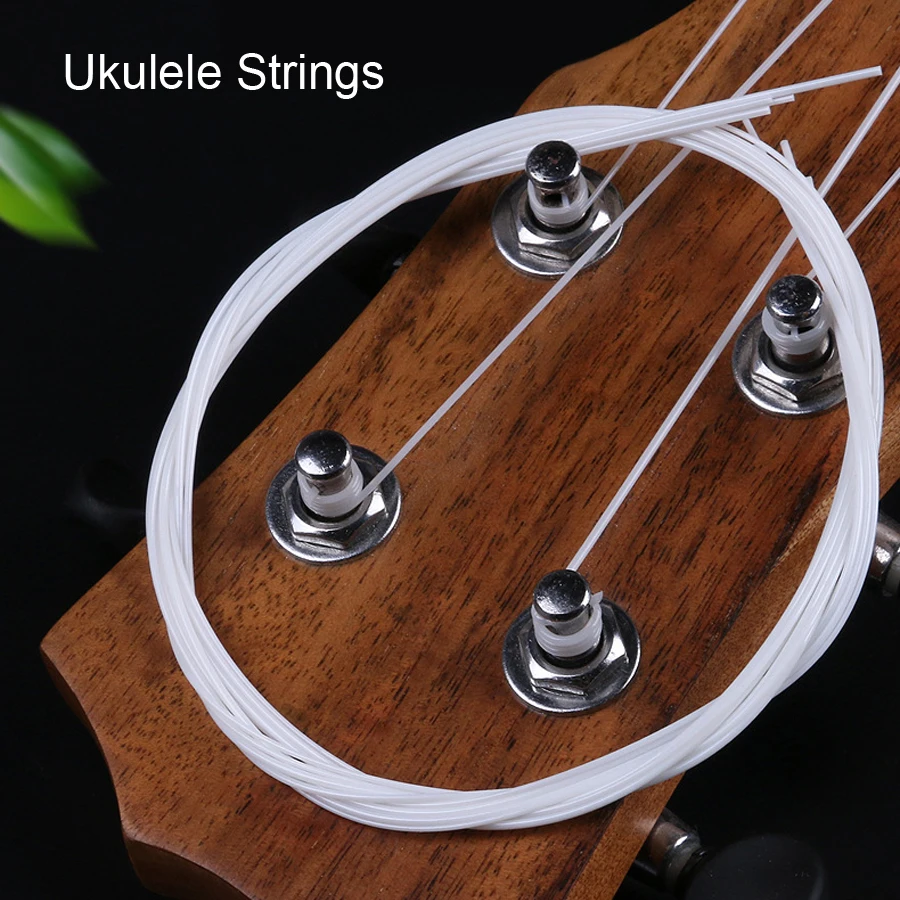 1 Set 6 Pcs Classic Guitar Nylon Strings Flamenco Music 1 Set Ukulele Strings 4 Pcs Suit 21/23/26 Inch Steel Guitar