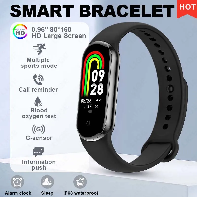 

LIGE новые умные часы для женщин и мужчин, спортивный фитнес-браслет, мониторинг сердечного ритма, кислорода в крови, IP68, водонепроницаемые умные часы, оригинальные