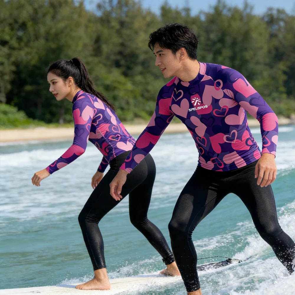 

Long Sleeve Men Women Sailing Top Wear UPF50+ Rash Guard Surfing Shirt Lightweight Swim Beach Clothing for Water Sport Fishing