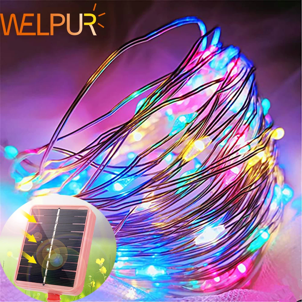 

6M/31M Solar Fairy Lights LED Garland Outdoor Christmas Garden Waterproof String Lights For Wedding Yard Party Decoration