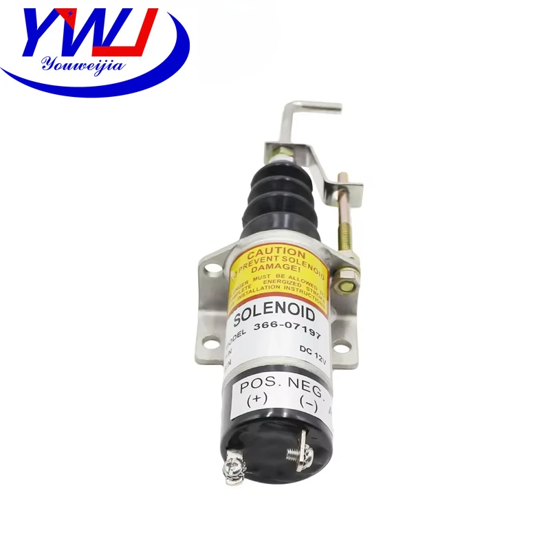 

366-07197 36607197 12V/24V Fuel Shutoff Solenoid SA-3405T 1502-12C7U2B2S1 Stop Solenoid Diesel Engine Parts