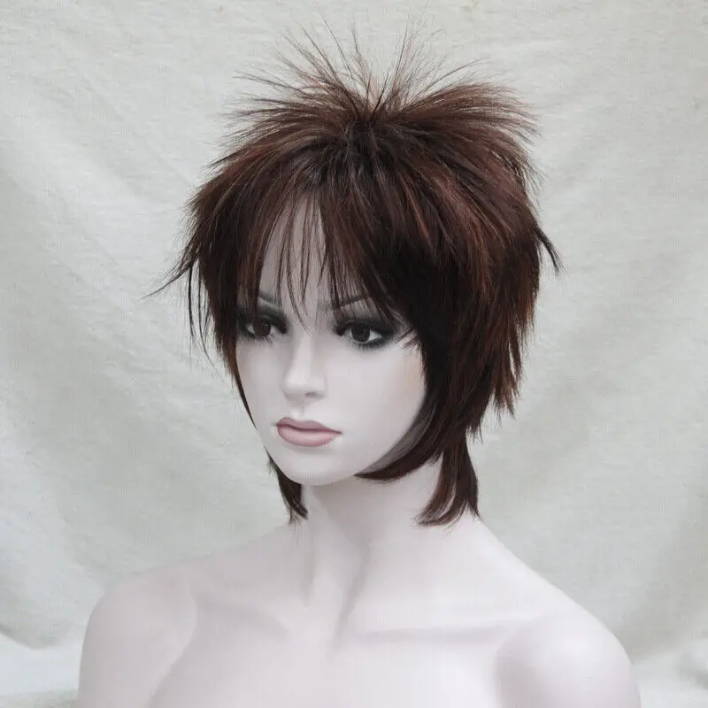 

Women Short Hair Fluffy Light Brown Short Hair Synthetic Wigs